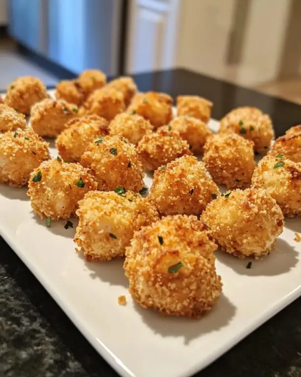 Grilled corn on the cob brushed with Caesar dressing, topped with Parmesan cheese, crunchy breadcrumbs, and black pepper.